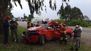 Acidente com óbito é registrado na BR-386 em Soledade a imagem mostra o automóvel envolvido no acidente