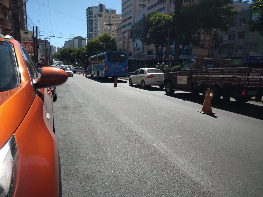 Obras causam alterações no trânsito de Passo Fundo