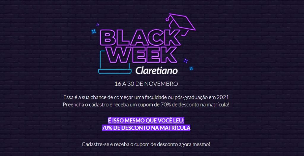 Cinco motivos para investir na sua educação durante a Black Week