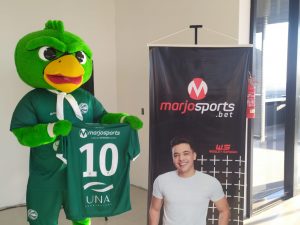 Empresa parceira do Barcelona é a nova patrocinadora do Gaúcho a imagem mostra o mascote do Gaúcho