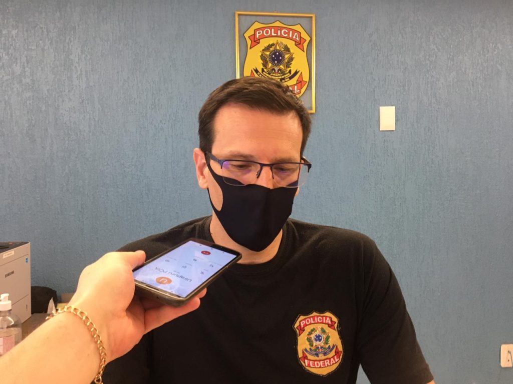 Eleições foram tranquilas em toda região, destaca Polícia Federal a imagem mostra o delegado Sandro Bernardi