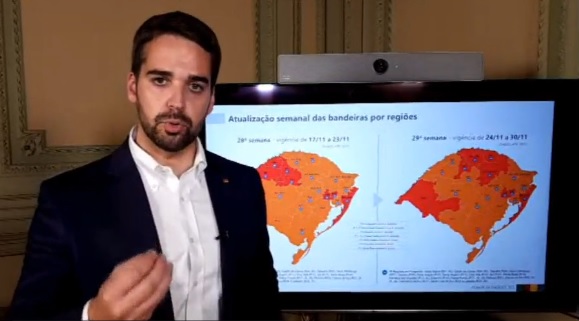 Região de Passo Fundo fica em bandeira vermelha no mapa definitivo do RS