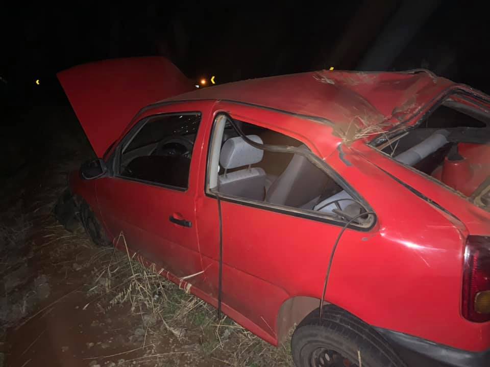 Homem fica ferido após capotar veículo na ERS-142 em Não-Me-Toque