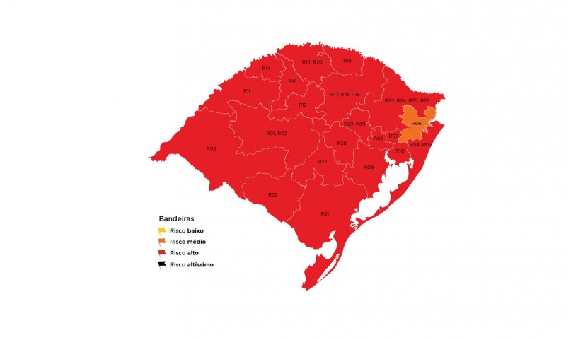 Pedido de reconsideração é indeferido e Passo Fundo segue em bandeira vermelha
