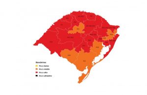 Último mapa do distanciamento controlado de 2020 mostra redução nas bandeiras vermelhas