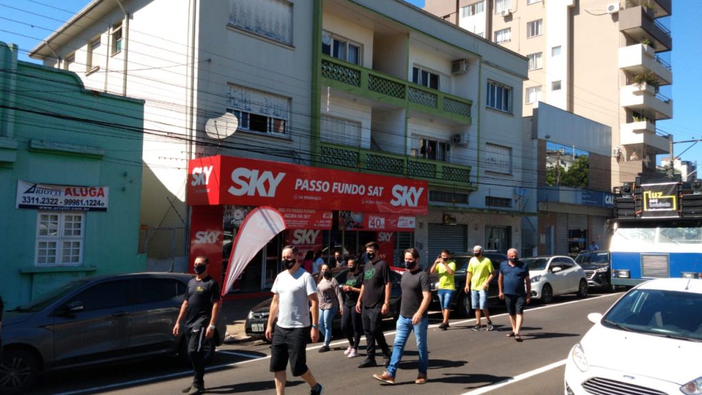 Setor de eventos protesta pedindo retomada em Passo Fundo