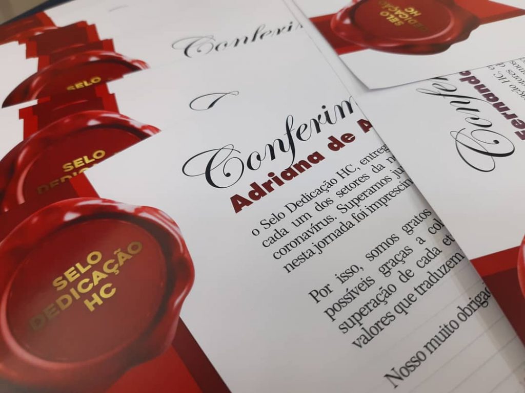 Selo Dedicação HC reconhece o empenho dos colaboradores