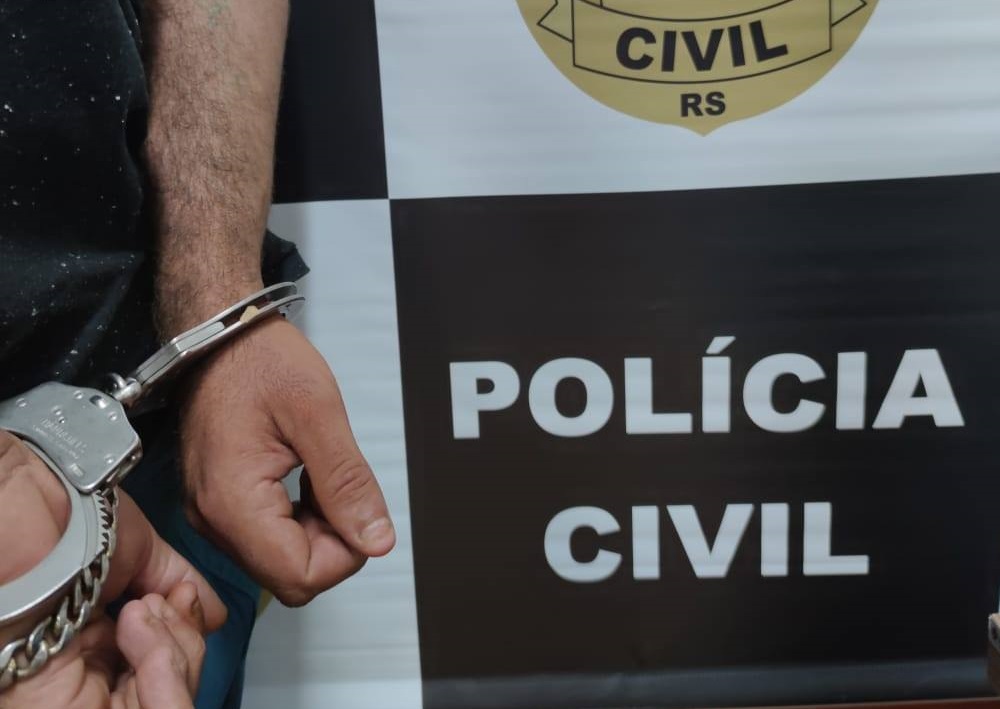 PC de Passo Fundo prende homem condenado por roubo em Montauri