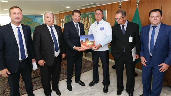 Durante audiência com presidentes da AL e da Cotrijal, Bolsonaro confirma presença na Expodireto 2021