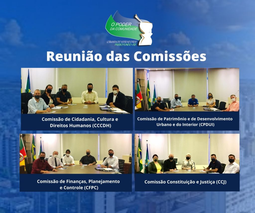 Definidas as comissões permanentes para 2021 na Câmara de Vereadores