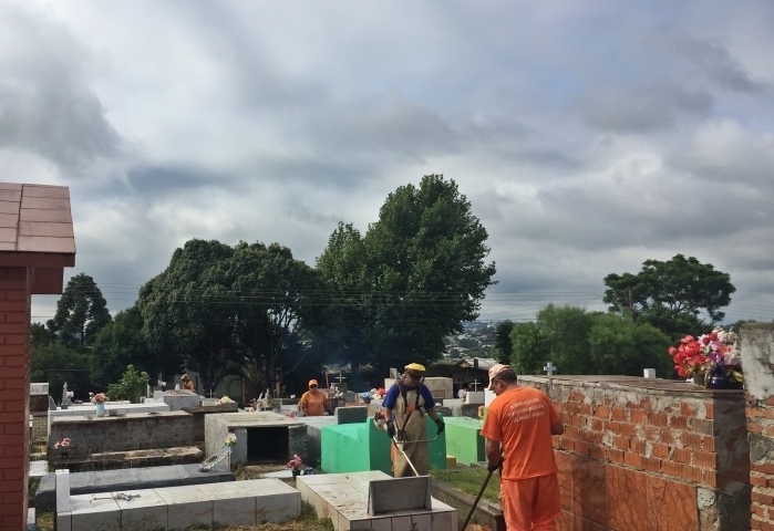 Prefeitura fará força-tarefa de limpeza nos cemitérios de Passo Fundo