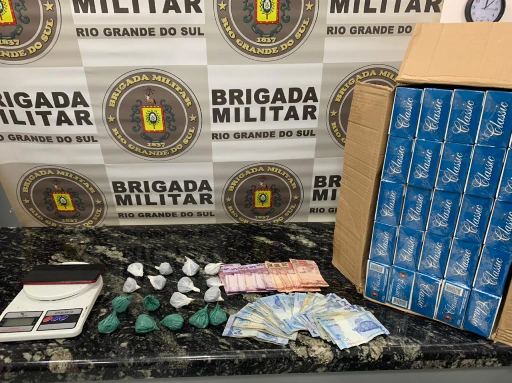 3° BP/Choque de Passo Fundo prende traficante em Fontoura Xavier