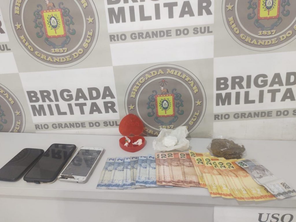 3°BPChoque prende homem por tráfico de drogas em Getúlio Vargas