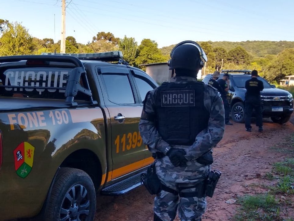 3°BP/Choque e Polícia Federal realizaram operação na Reserva do "Carreteiro''