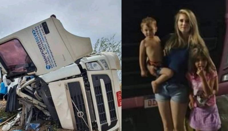 Mãe e dois filhos mortos em acidente no Ceará são velados em Passo Fundo
