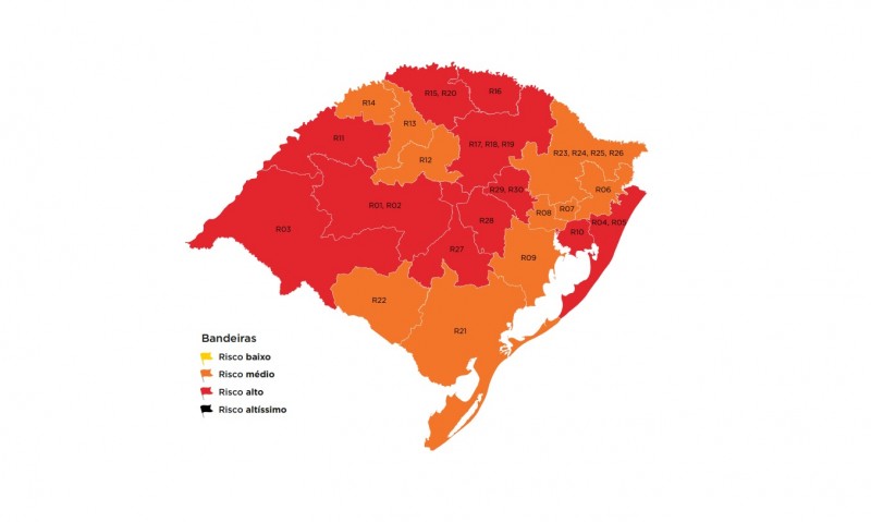 Estado não aceita recurso e Passo Fundo segue em bandeira vermelha