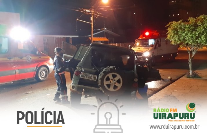 Condutor fica gravemente ferido após perder controle de veículo na Vila Vergueiro