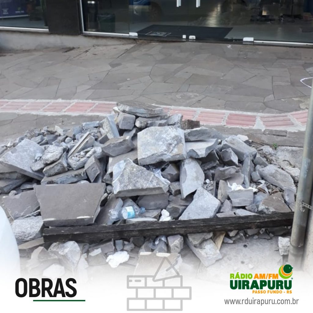 Limpeza das calçadas da Avenida Brasil será feita nos próximos dias