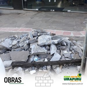 Limpeza das calçadas da Avenida Brasil será feita nos próximos dias