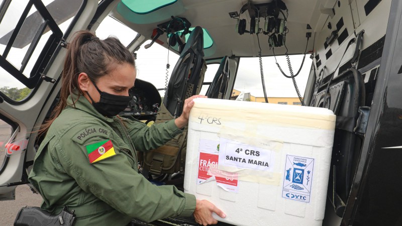 Passo Fundo recebe 3.070 vacinas da CoronaVac para aplicação da segunda dose