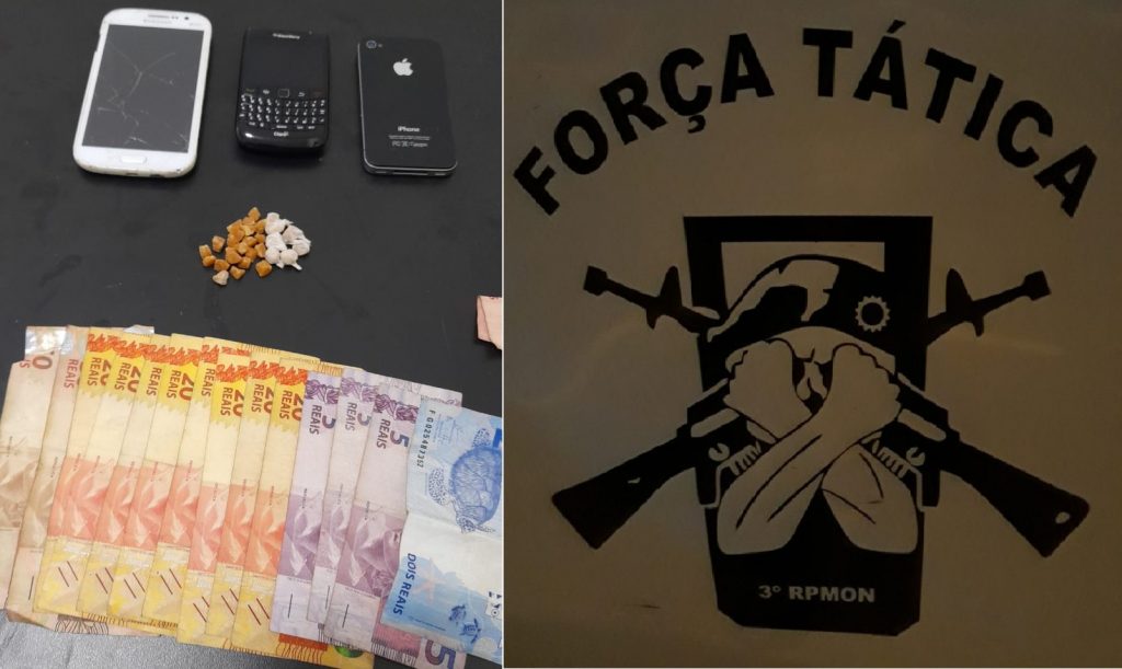 Força Tática efetua prisão por tráfico de drogas no Jerônimo Coelho