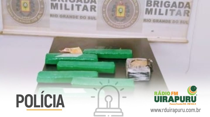 3°BP/Choque prende traficante e grande quantidade de drogas na Cruzeiro