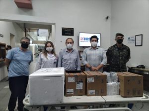 Medicamentos do kit intubação enviados ao HSVP dão fôlego aos profissionais