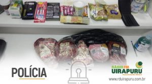 Casal é preso pela BM furtando carnes e doces em mercado de Passo Fundo