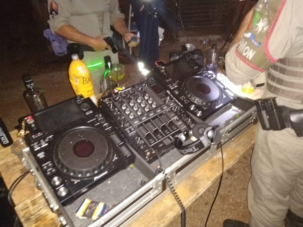 Força Tarefa flagra festa com 20 pessoas em Nossa Senhora das Graças