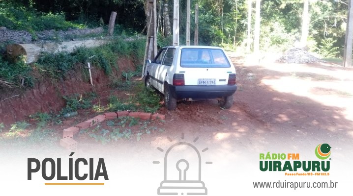 BM recupera veículo furtado após perseguição em Passo Fundo