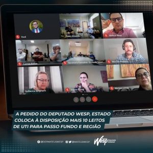 Mesmo com abertura de novos leitos população precisa manter distanciamento, diz deputado Wesp