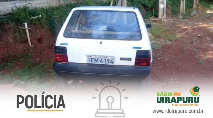 BM recupera veículo furtado após perseguição em Passo Fundo
