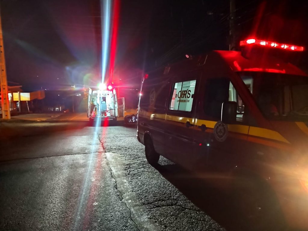 Homem fica com fratura exposta após atropelamento no Parque dos Viajantes