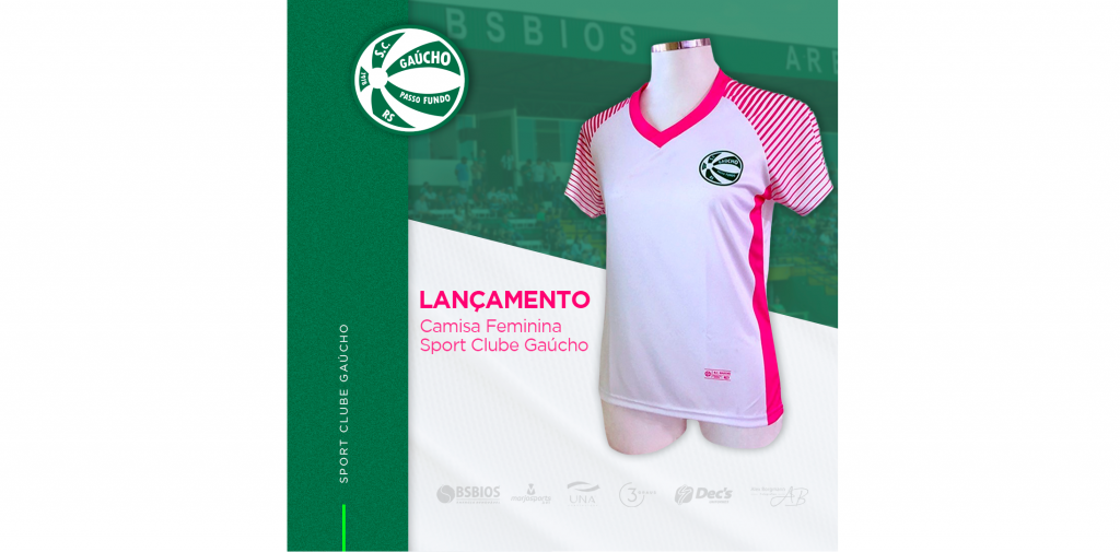 Sport Clube Gaúcho e Dec’s Uniformes lançam primeira camisa feminina do clube