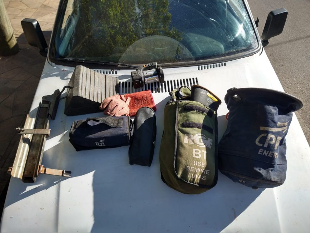 Homens são presos em flagrante por furto de energia elétrica em Passo Fundo