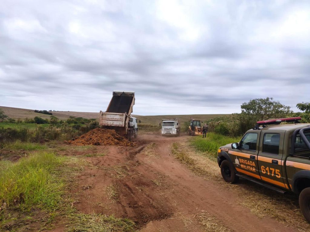 Crime ambiental é flagrado pela Brigada Militar em Coxilha