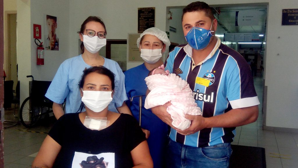 A coragem de uma mãe em meio a pandemia
