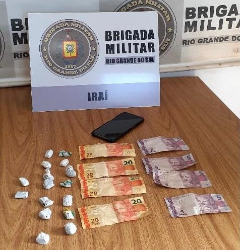3º BPChq prende indivíduo por tráfico de entorpecentes em Iraí