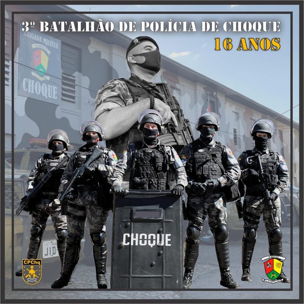 3° Batalhão de Polícia de Choque completa 16 anos de história