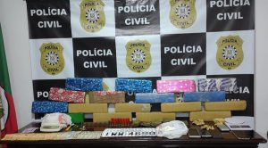 PC prende dois traficantes e grande quantidade de drogas em Carazinho