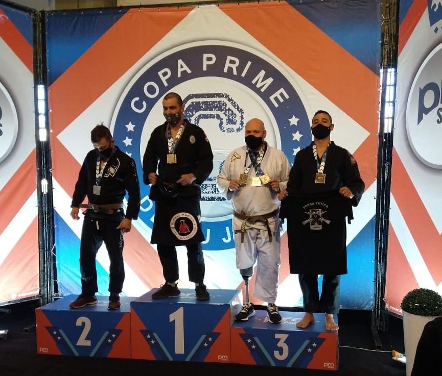 Policiais do 3°RPMon conquistam medalhas em evento Estadual de Jiu-Jitsu