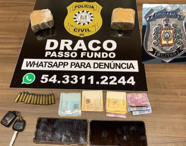 Homem preso em flagrante por tráfico de drogas é posto em recolhimento noturno em menos de 24 horas