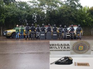 BM e MP prendem indivíduo por posse ilegal de arma de fogo em Erechim