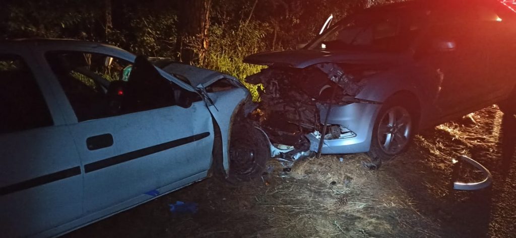 Colisão frontal deixa seis feridos na BR-386 em Carazinho