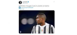 Juventus confirma empréstimo de Douglas Costa ao Grêmio