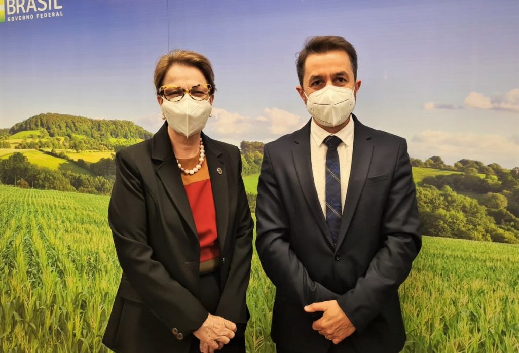 Turra apresenta resultados da DECRAB para ministra Tereza Cristina