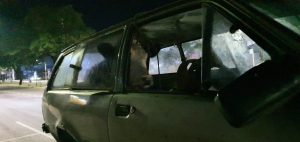 3°BP/Choque prende quatro pessoas com vaca furtada dentro de carro em Passo Fundo