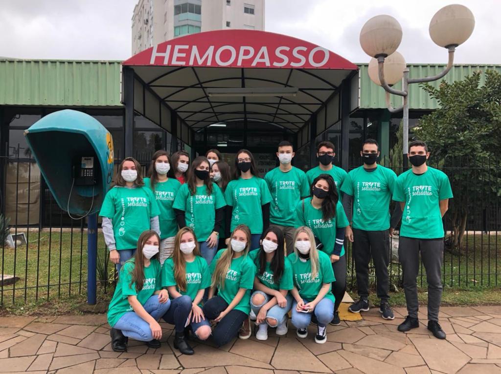 Medicina UPF: calouros participam de mais uma edição do Trote do Bem