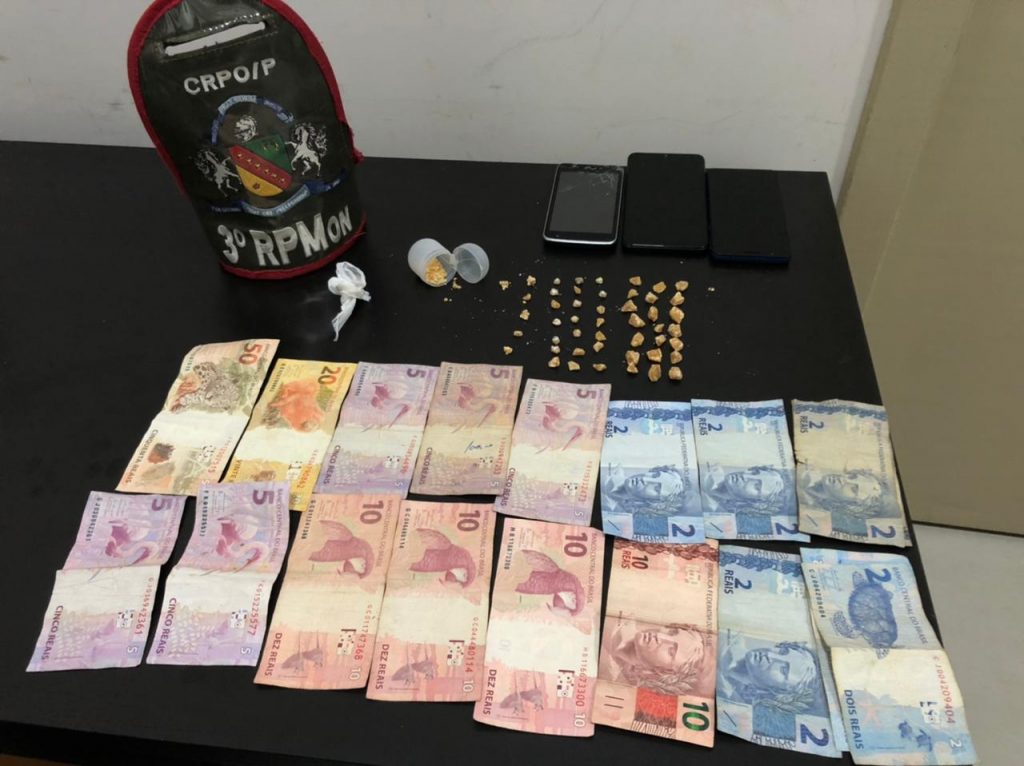 BM prende casal por tráfico de drogas na Vila Cruzeiro
