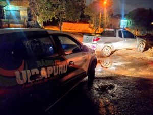 Veículo levado em furto de residência é recuperado no pátio de CTG na Vera Cruz